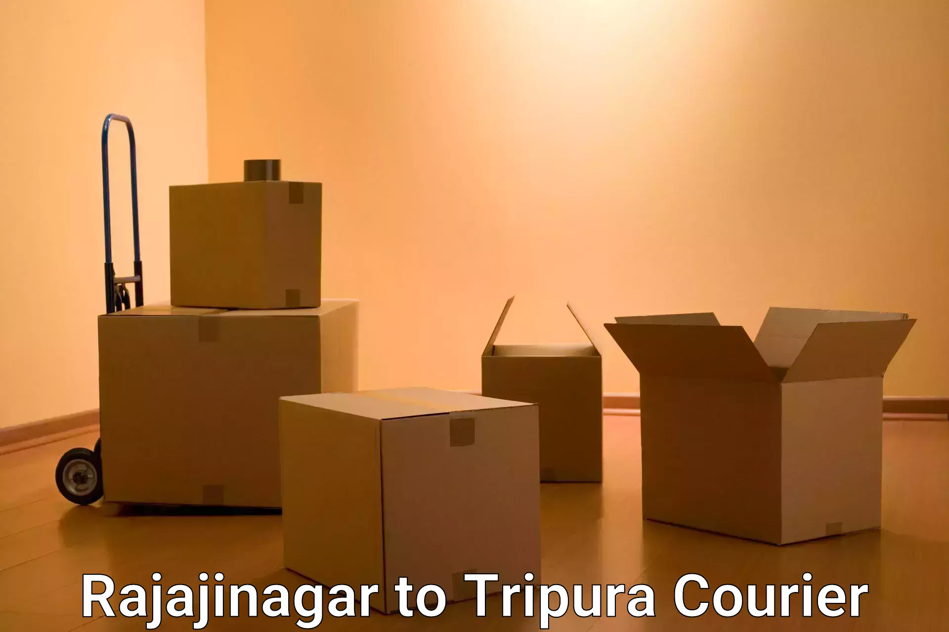 Modern courier technology Rajajinagar to North Tripura
