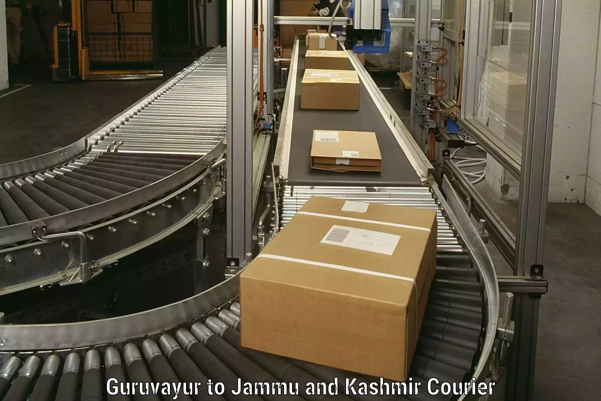Furniture transport services Guruvayur to IIT Jammu