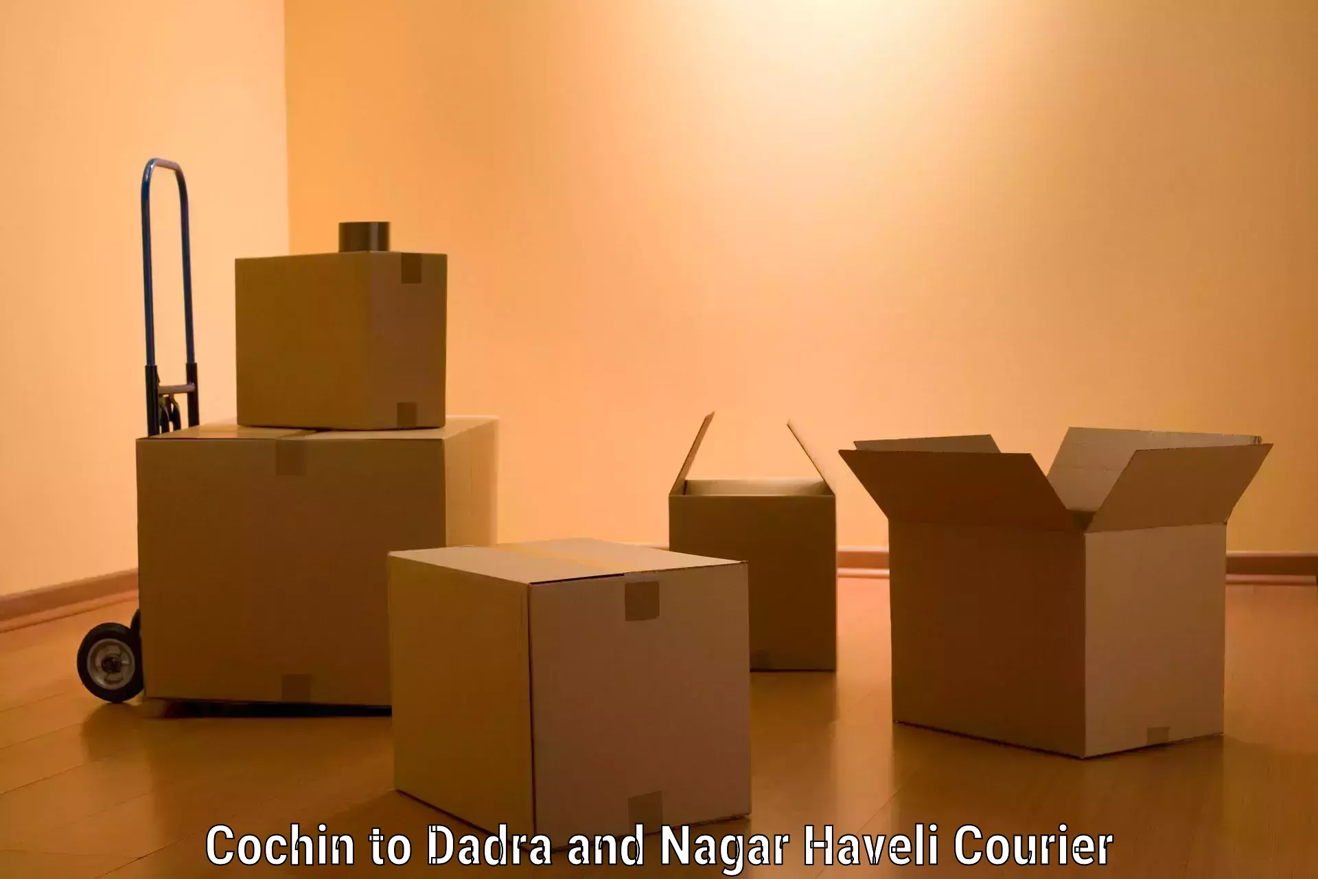 Moving and handling services Cochin to Dadra and Nagar Haveli