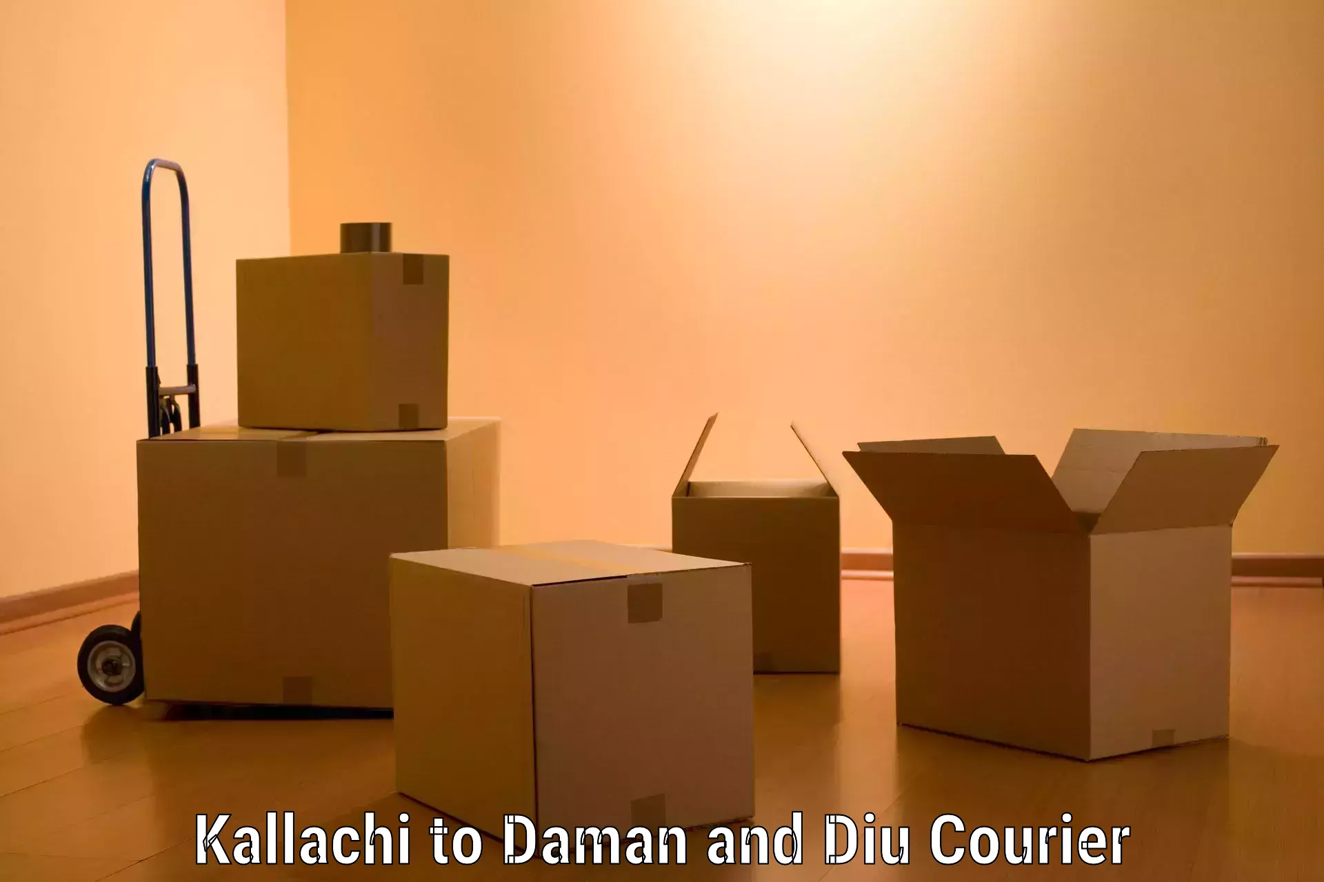 Furniture relocation services Kallachi to Daman