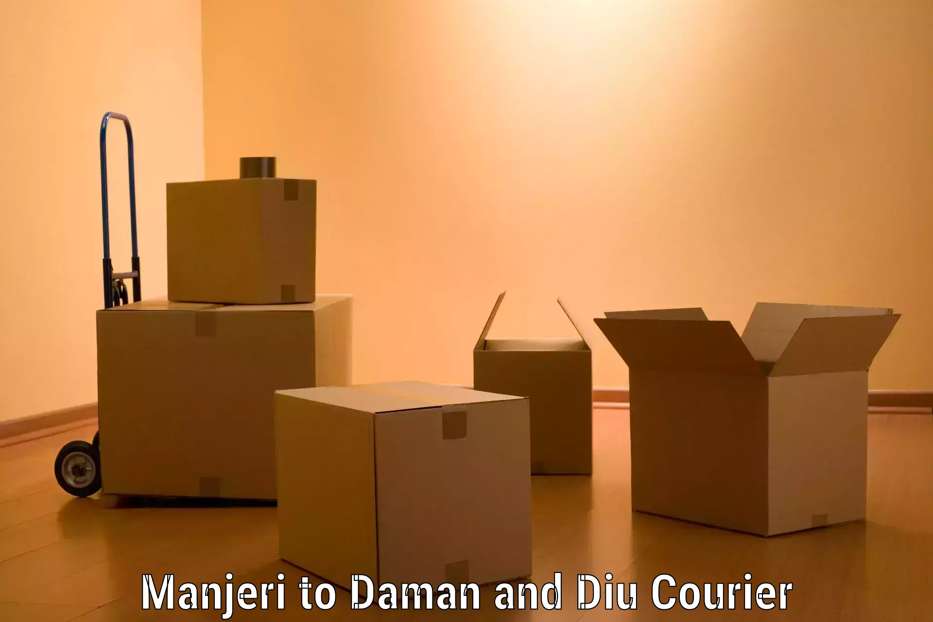 Expert moving solutions Manjeri to Daman