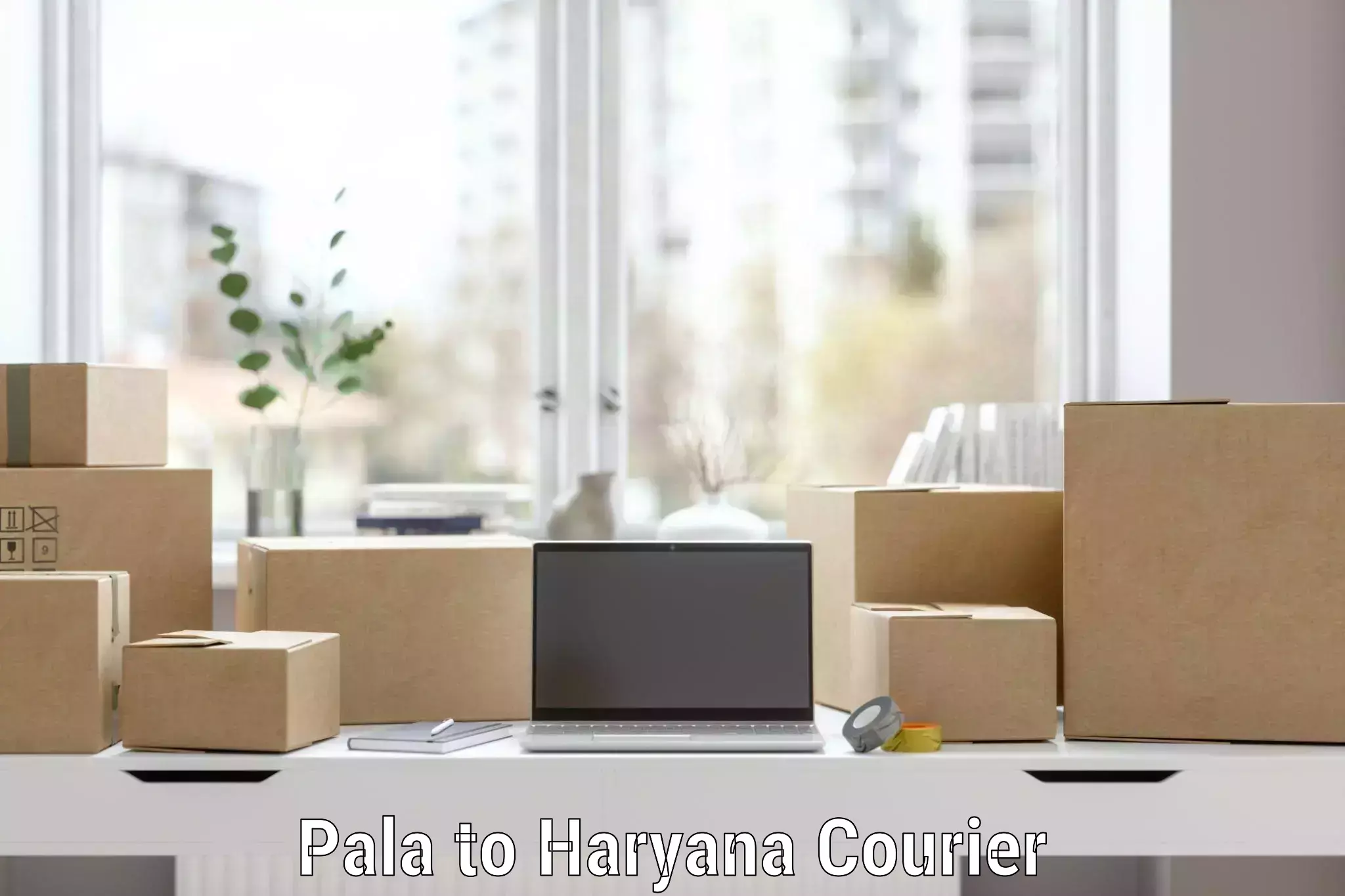 Professional packing and transport Pala to Yamuna Nagar