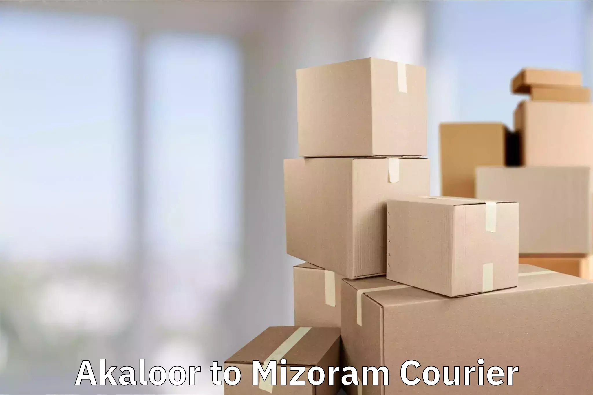 Round trip baggage courier Akaloor to Mizoram University Aizawl