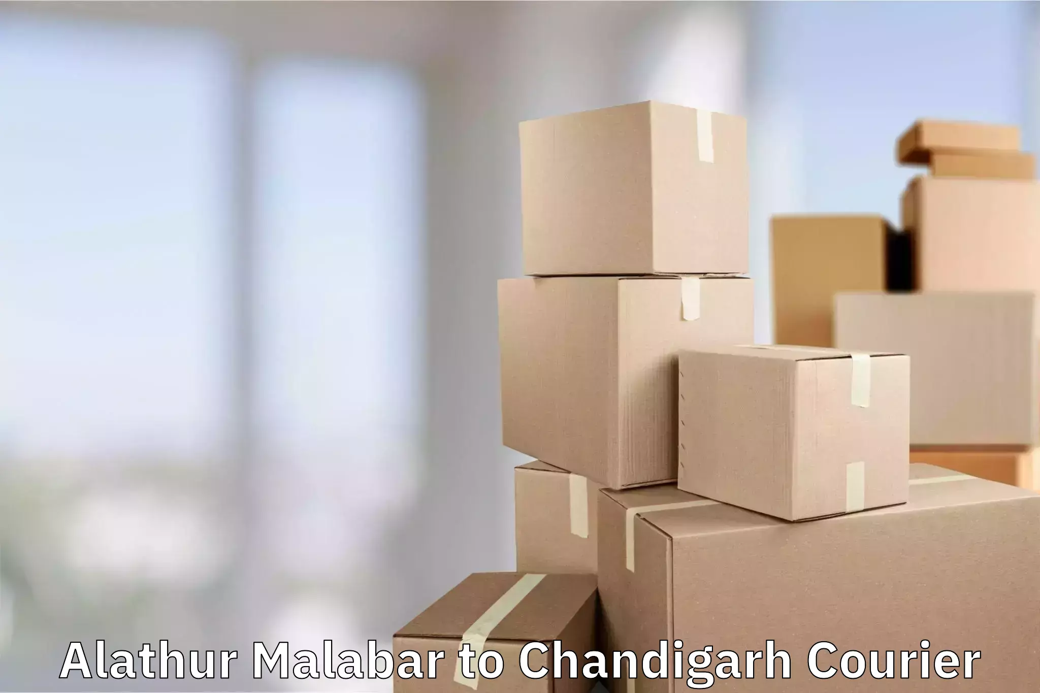 Train station baggage courier in Alathur Malabar to Panjab University Chandigarh