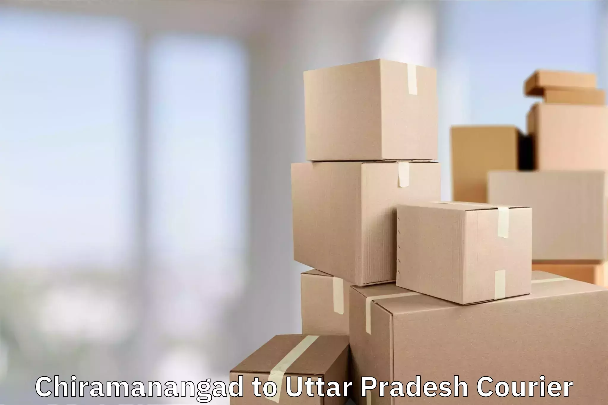 Luggage shipping logistics Chiramanangad to Uttar Pradesh
