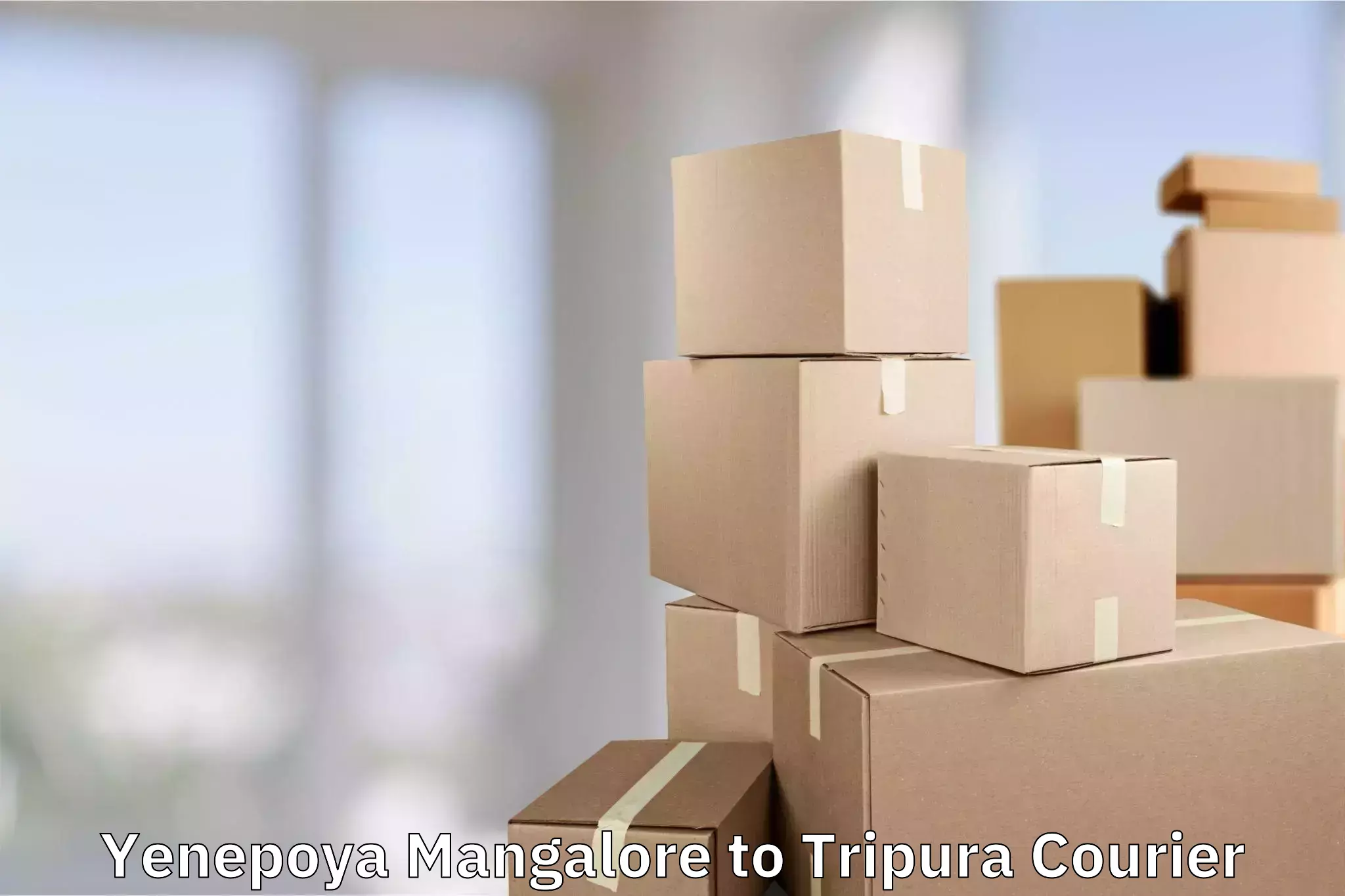 Luggage transport consulting Yenepoya Mangalore to Agartala