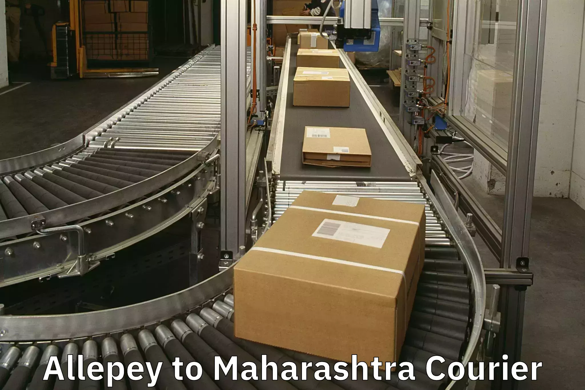 Emergency baggage service Allepey to Maharashtra