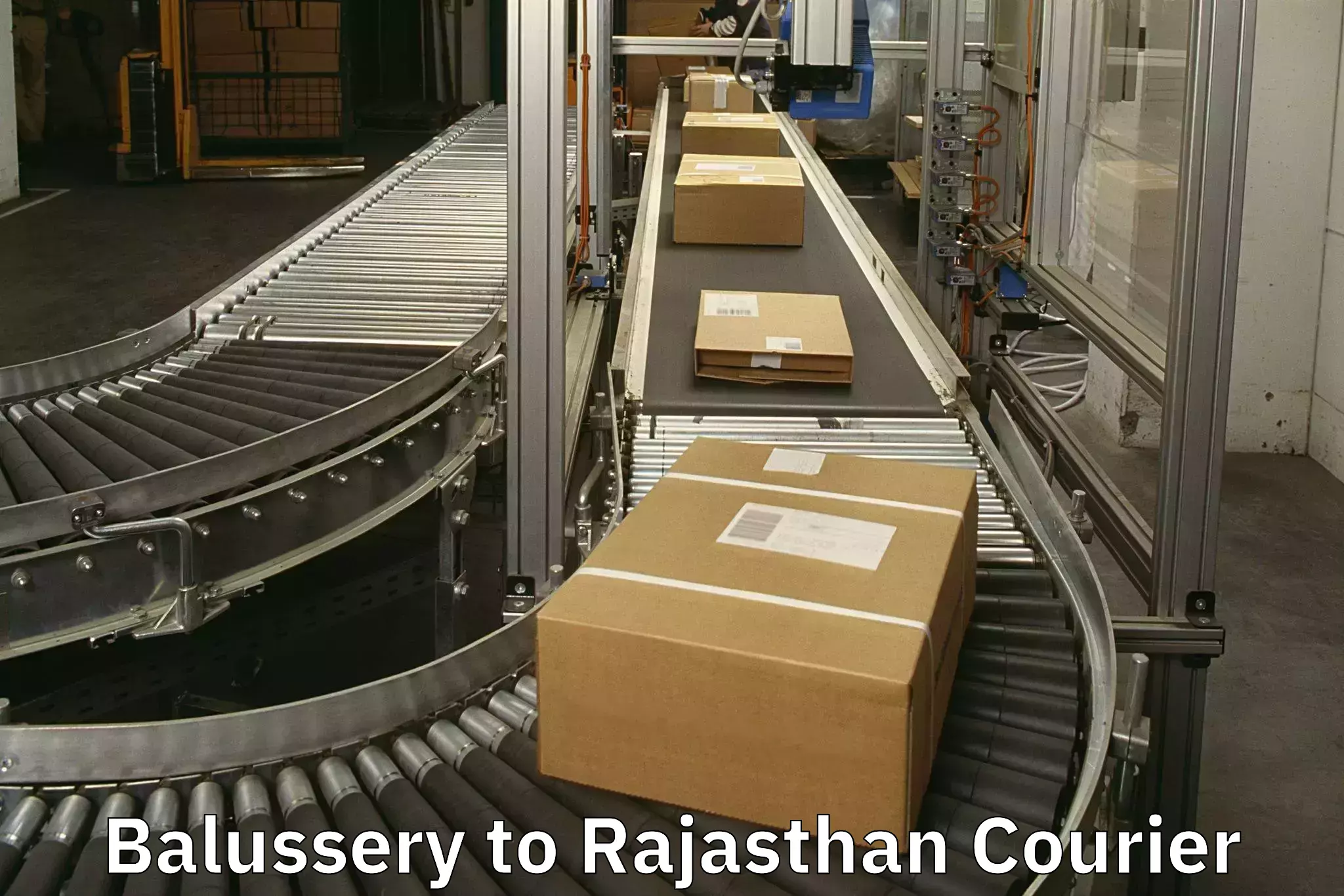 Luggage shipment tracking Balussery to Ratangarh Churu