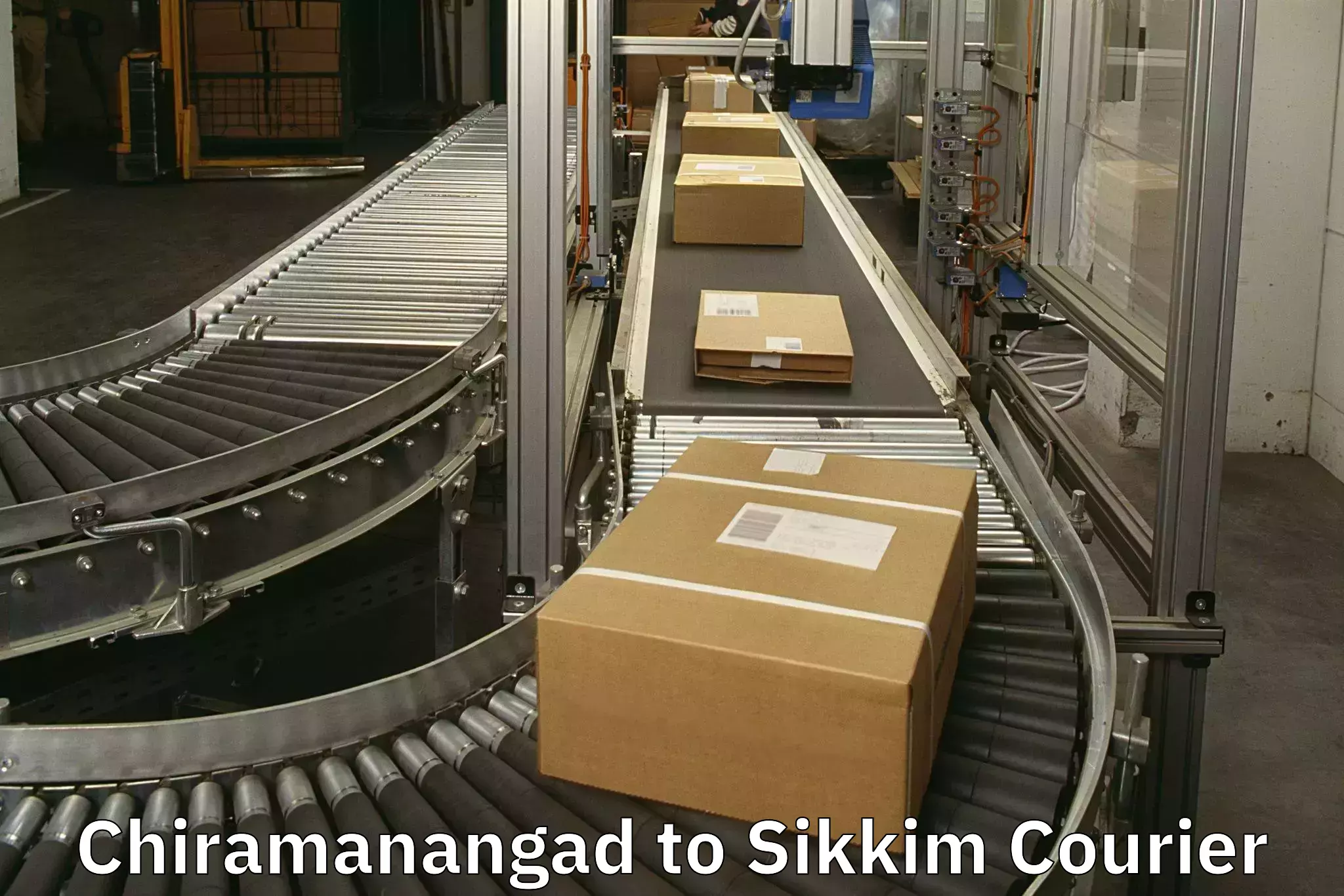 Luggage forwarding service Chiramanangad to North Sikkim