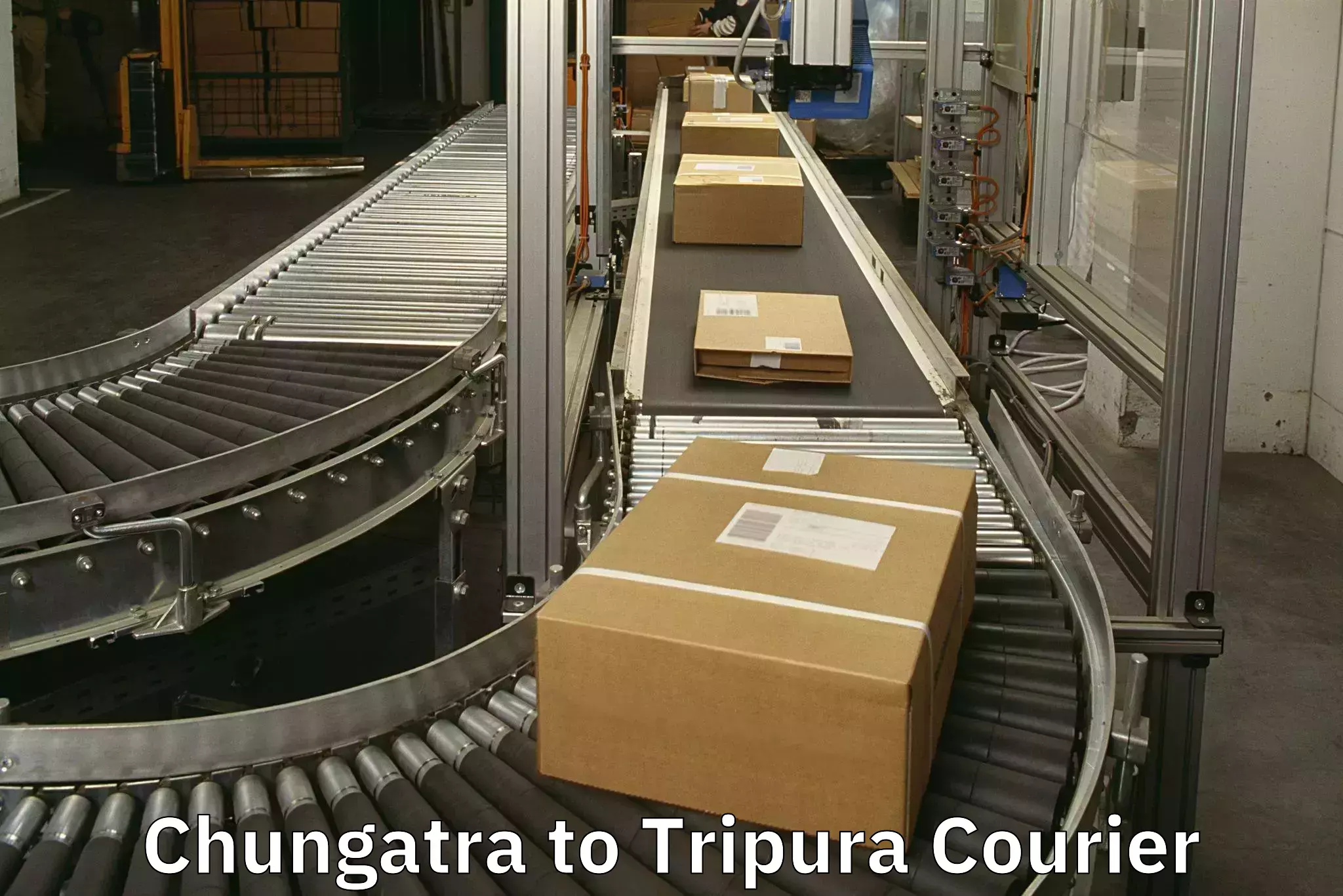 Baggage courier optimization Chungatra to Sonamura