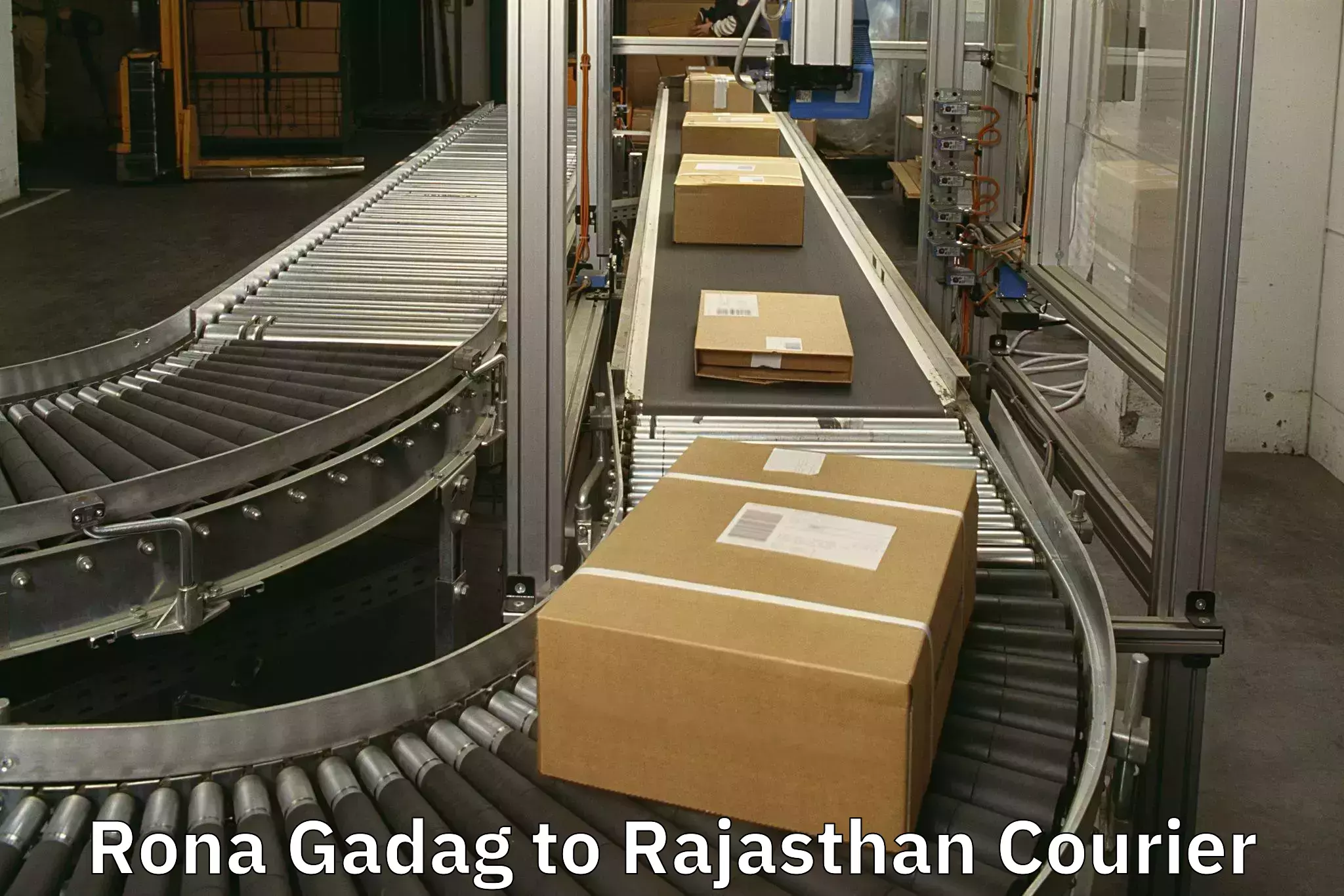 Same day baggage transport in Rona Gadag to Rajasthan