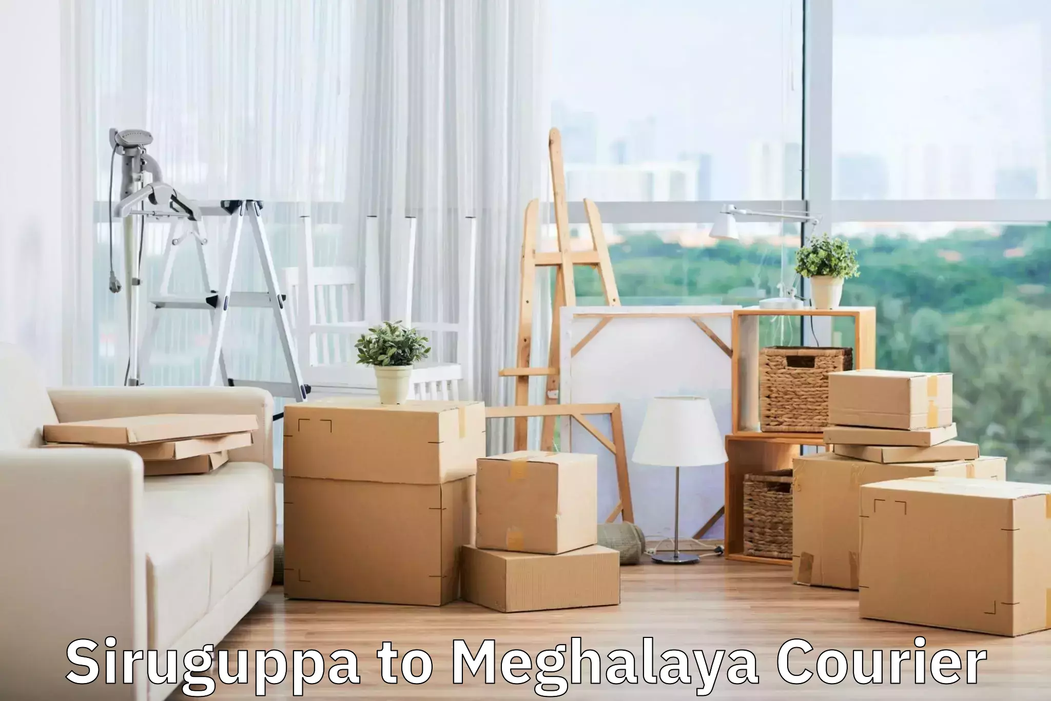 Reliable baggage delivery Siruguppa to Meghalaya