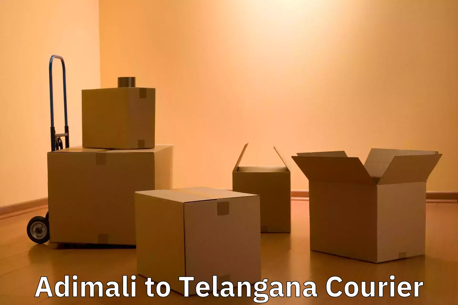 Luggage delivery network Adimali to Telangana