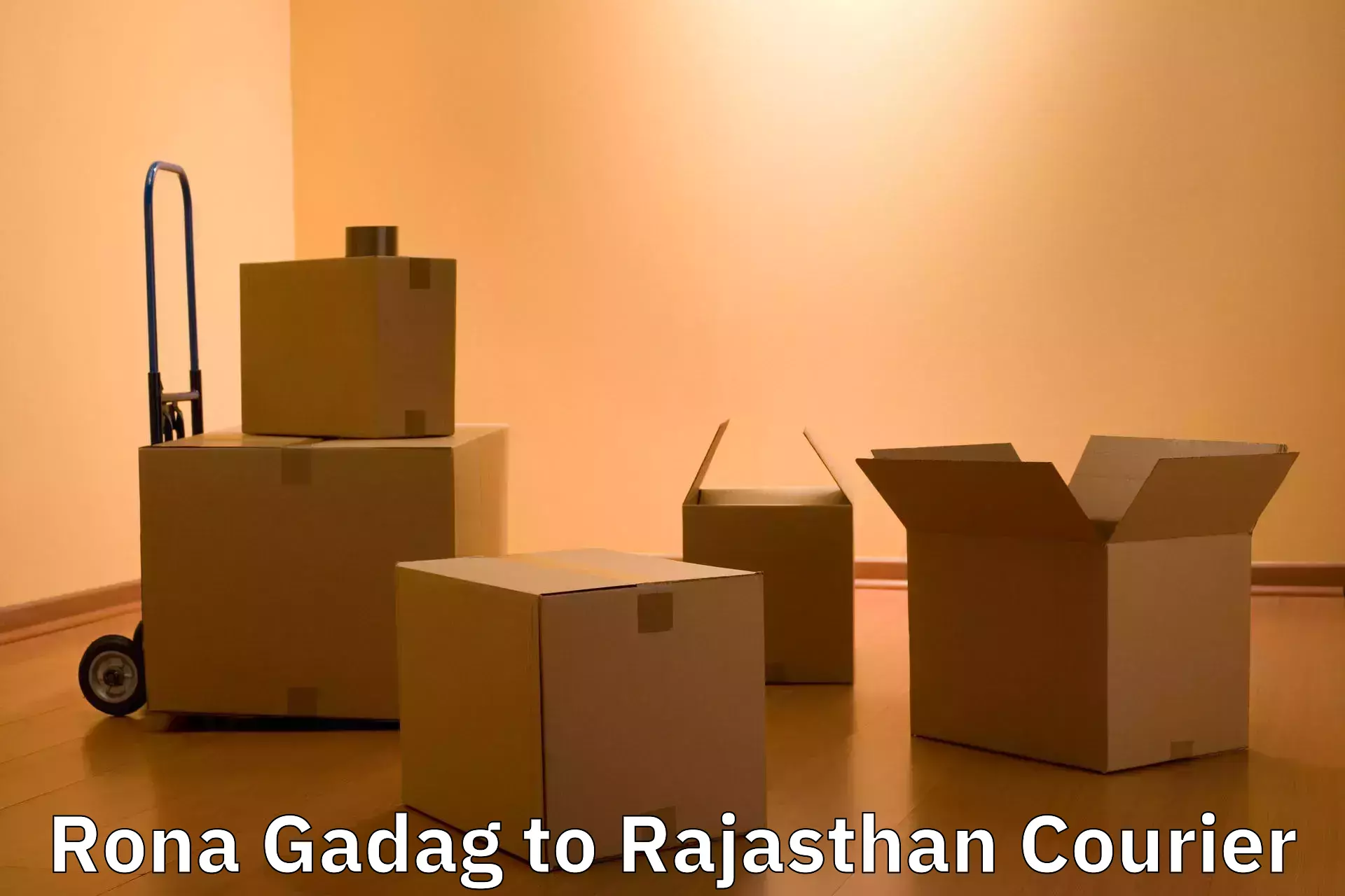 Baggage shipping rates calculator Rona Gadag to Dholpur