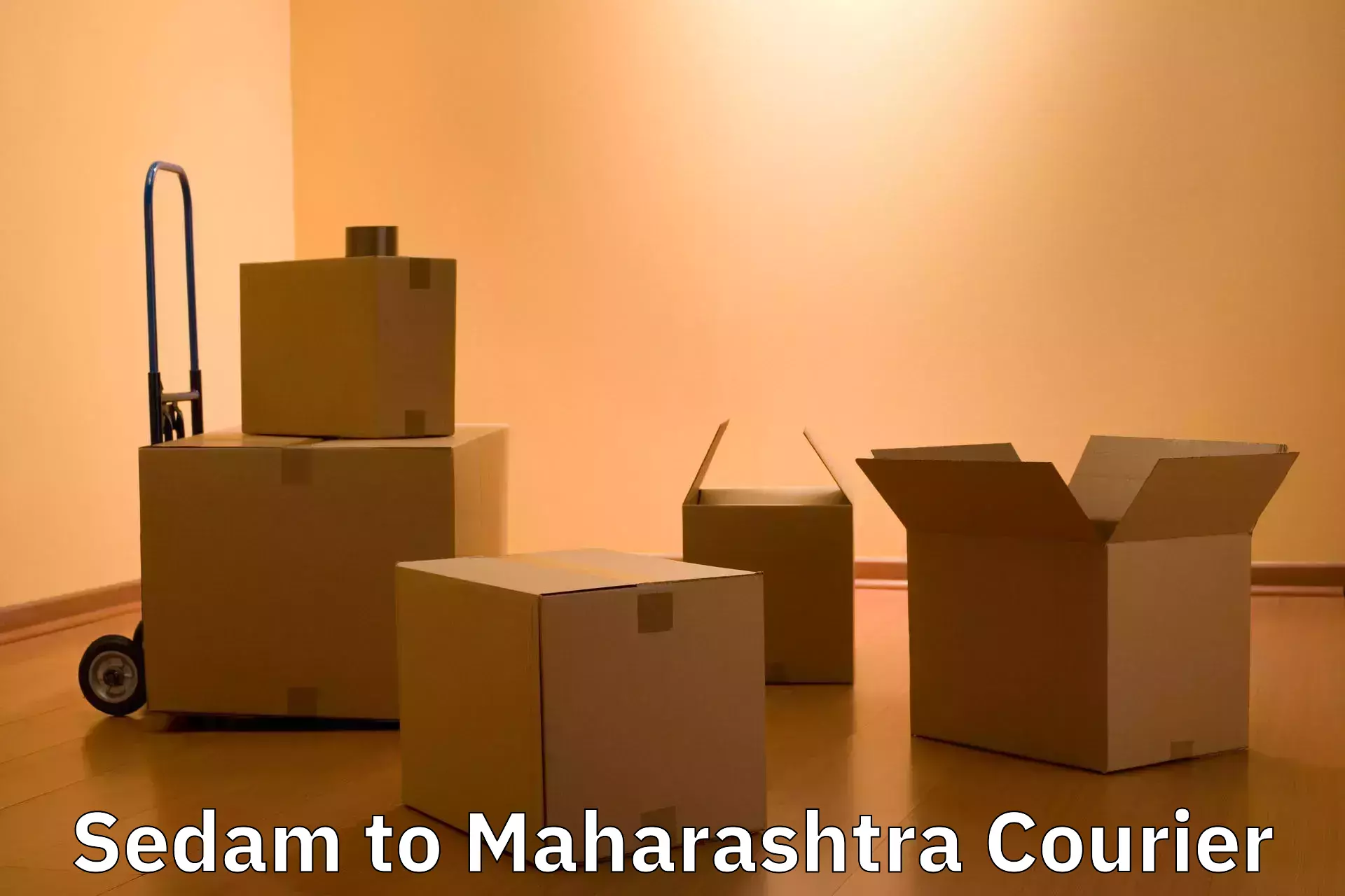 Baggage courier calculator Sedam to Maharashtra