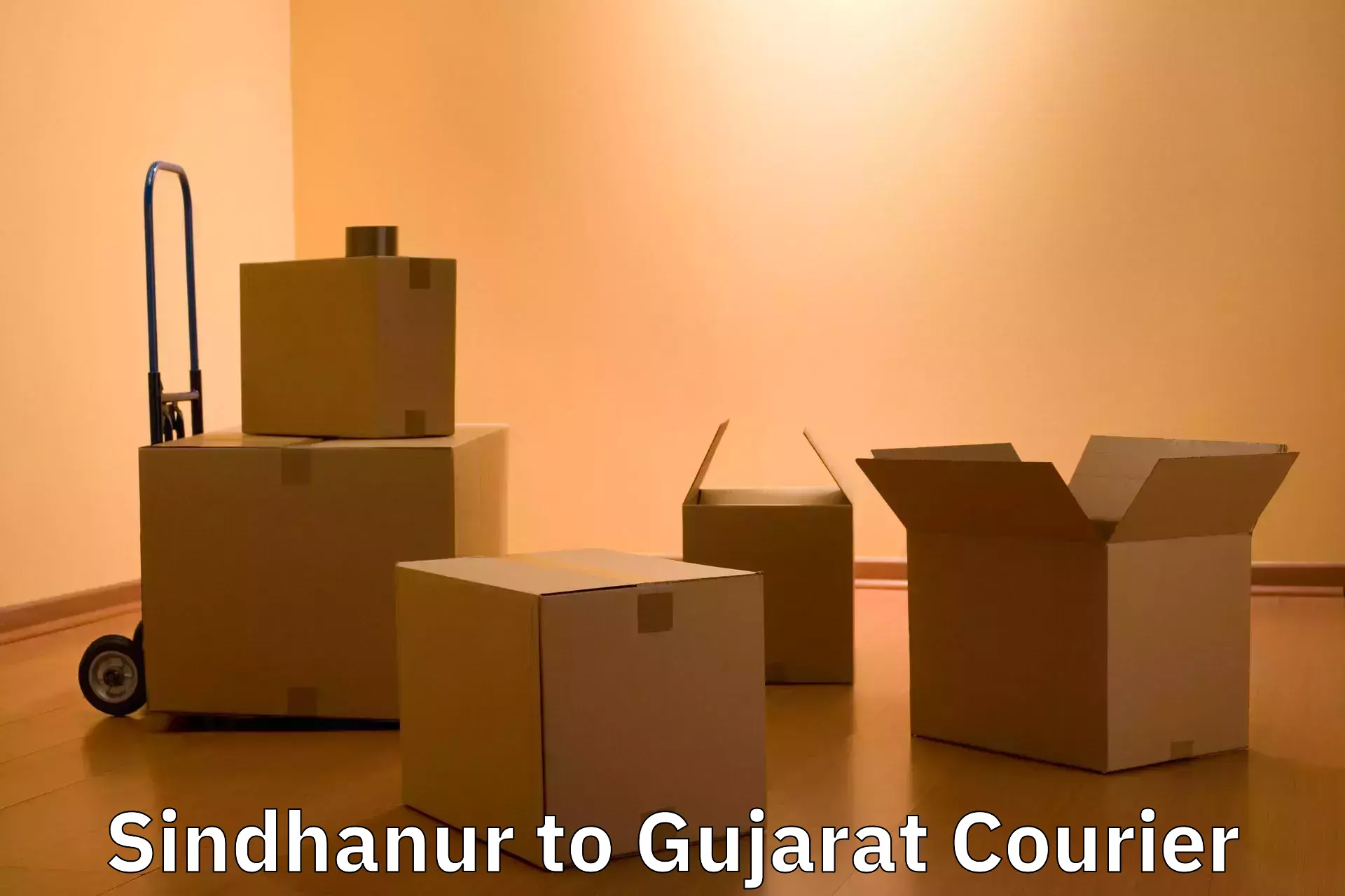 Baggage shipping experts Sindhanur to Gujarat