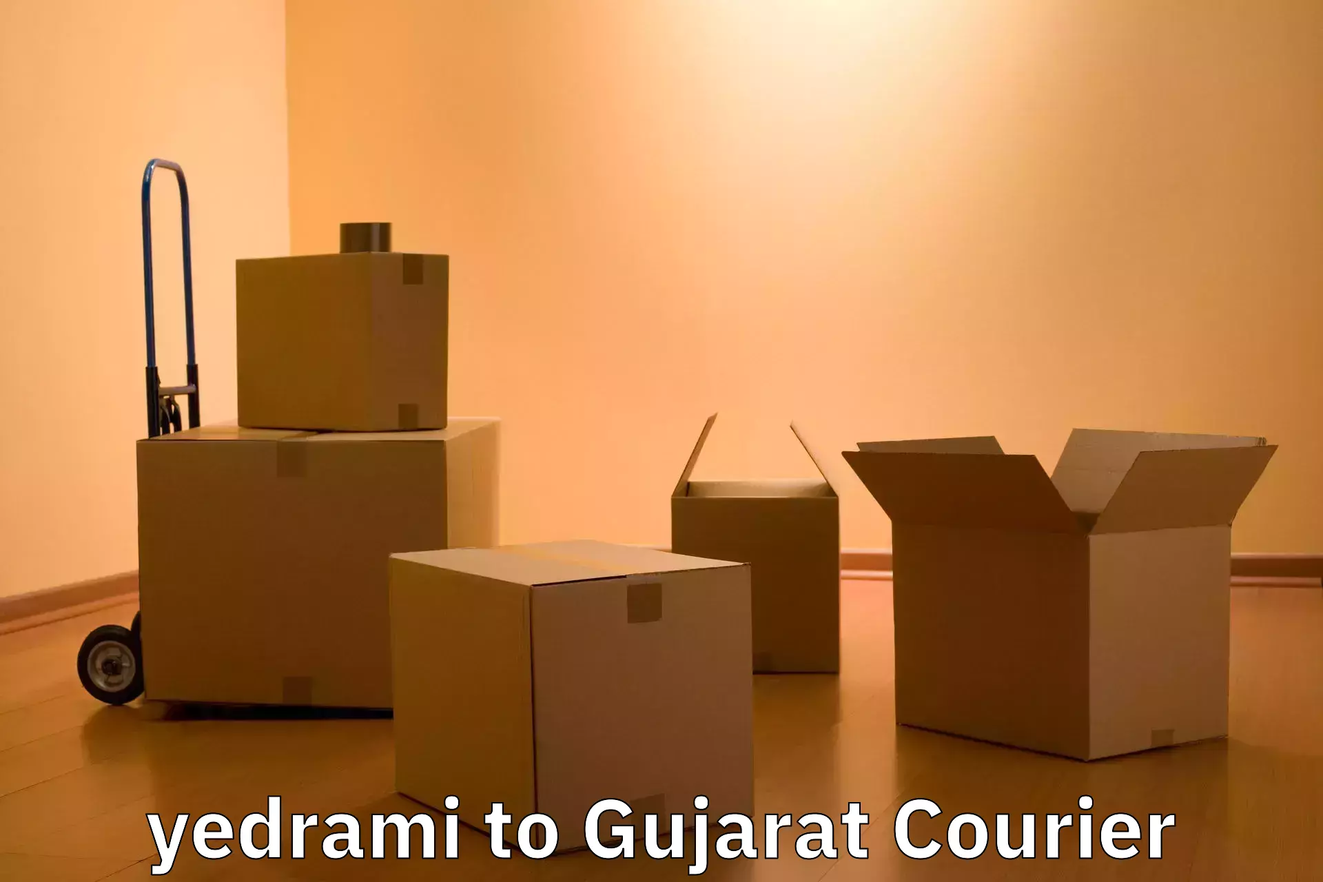 Luggage transport company yedrami to Gujarat