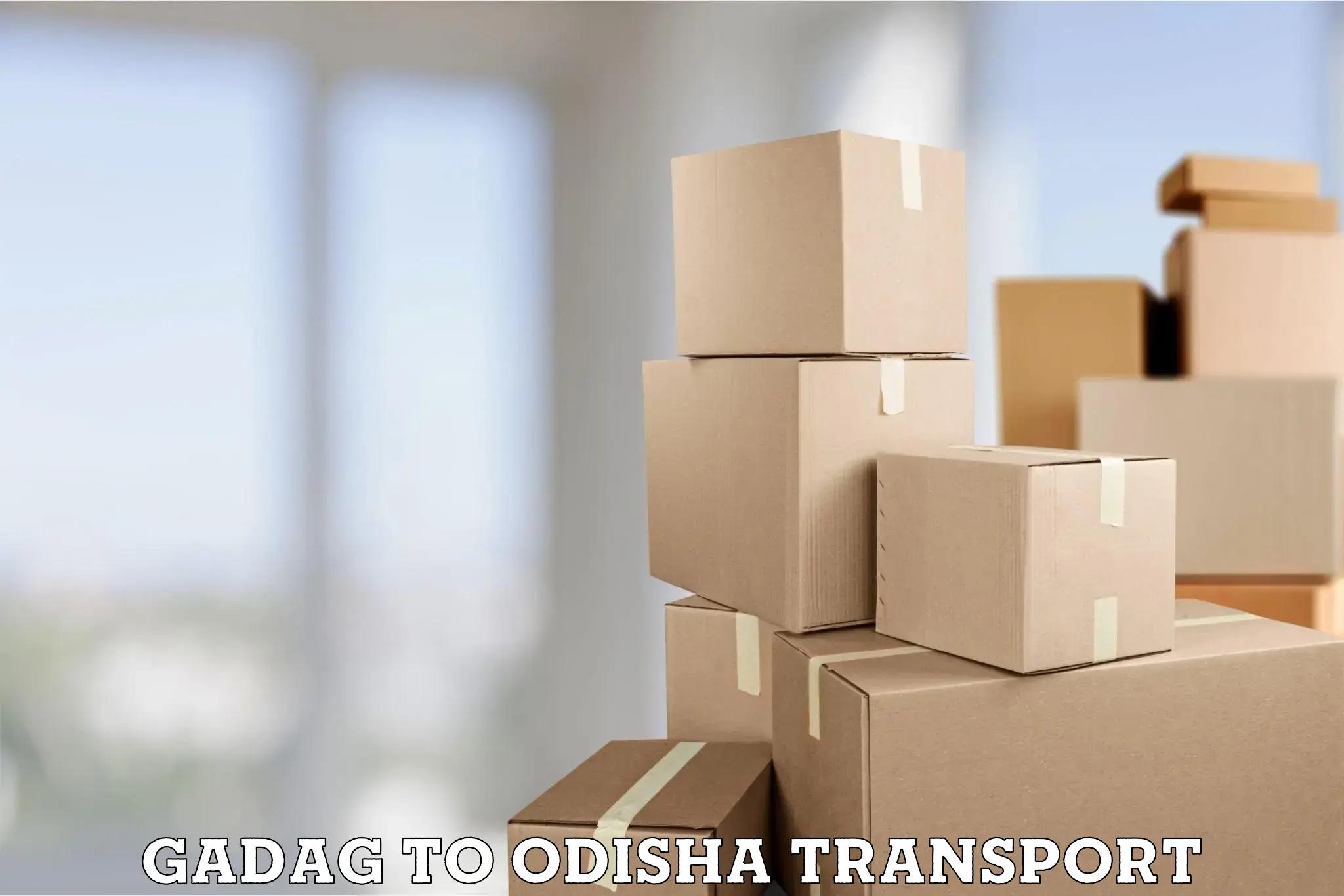 Online transport booking in Gadag to Daspalla