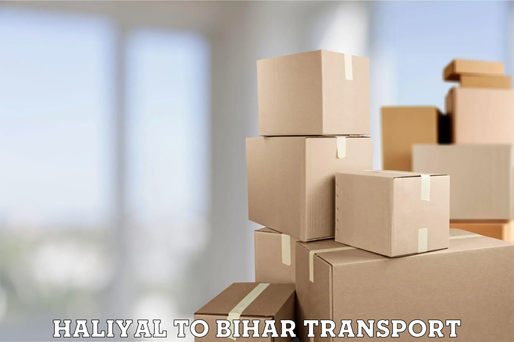 Commercial transport service Haliyal to Mohania