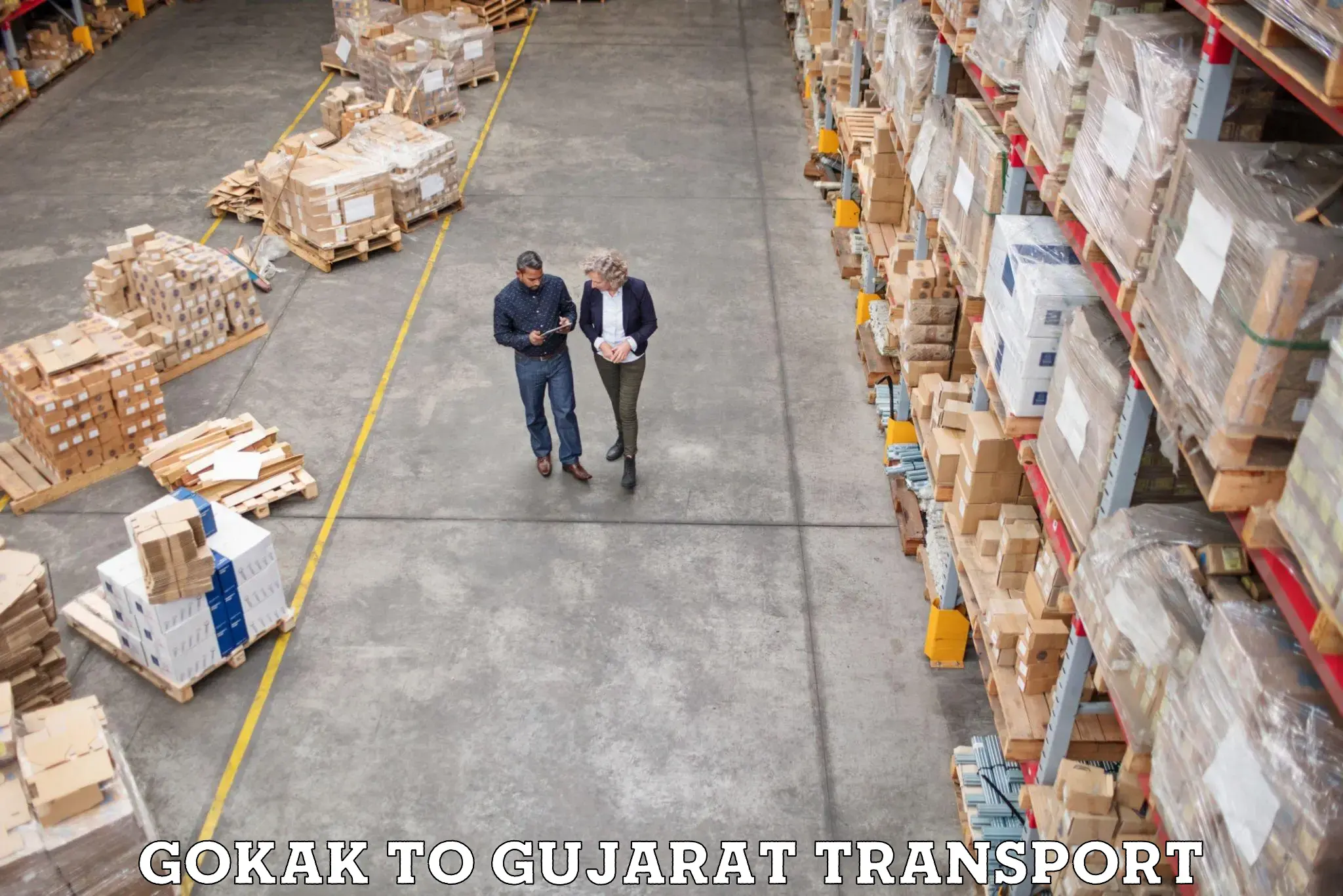 Truck transport companies in India Gokak to Ahmedabad