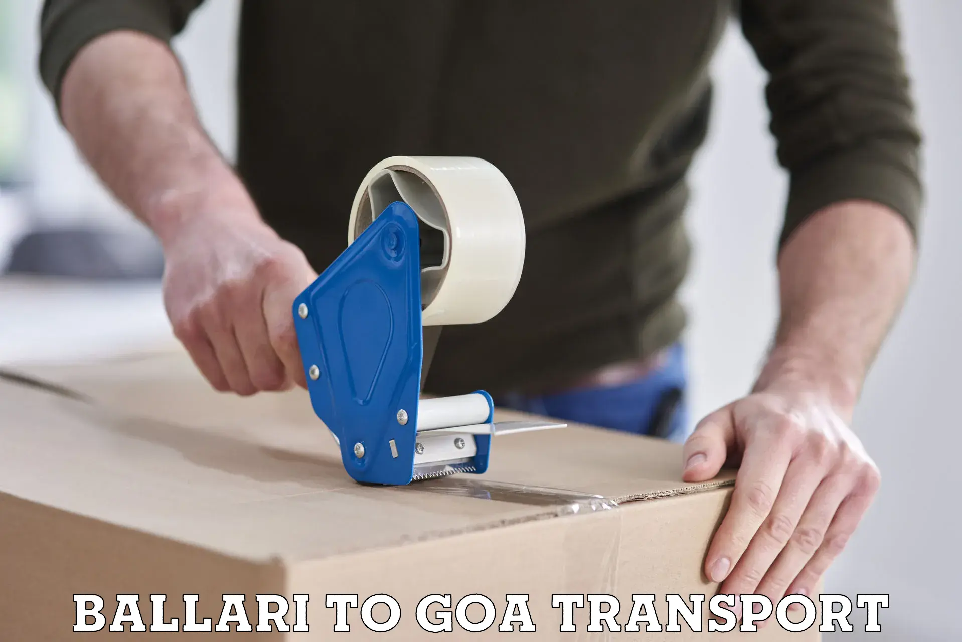 Delivery service Ballari to Goa