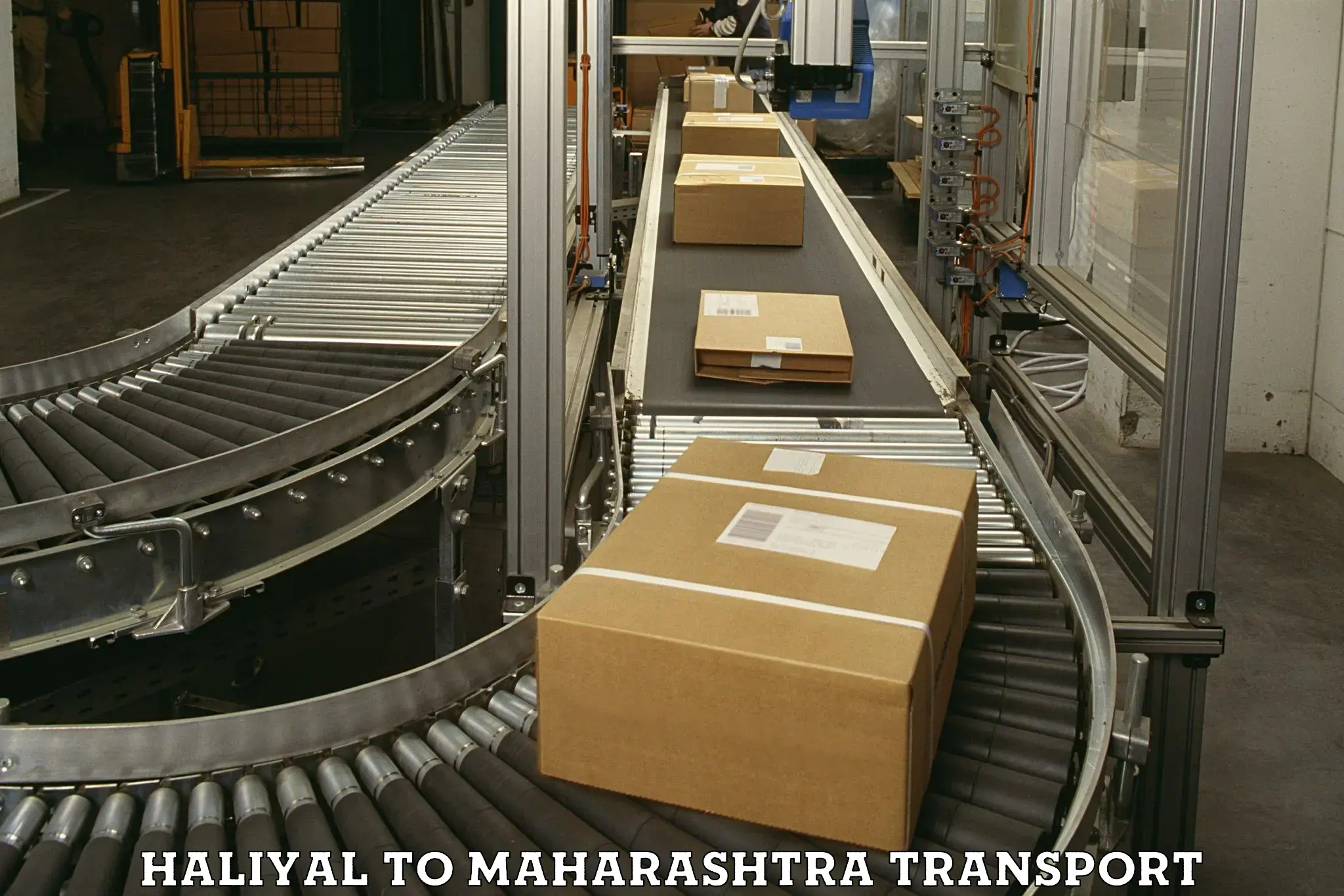 Express transport services in Haliyal to Mahad