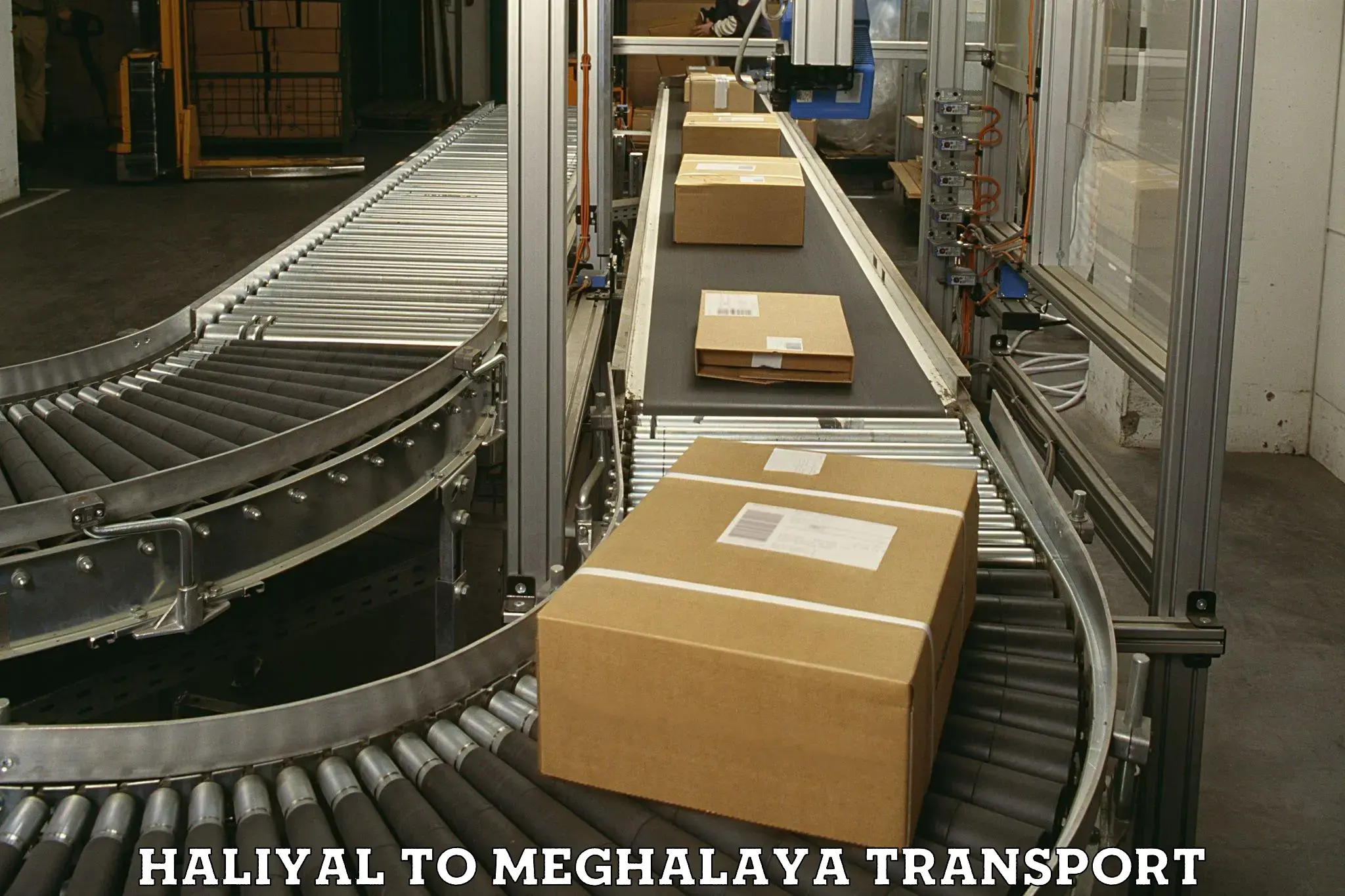 Land transport services Haliyal to Meghalaya