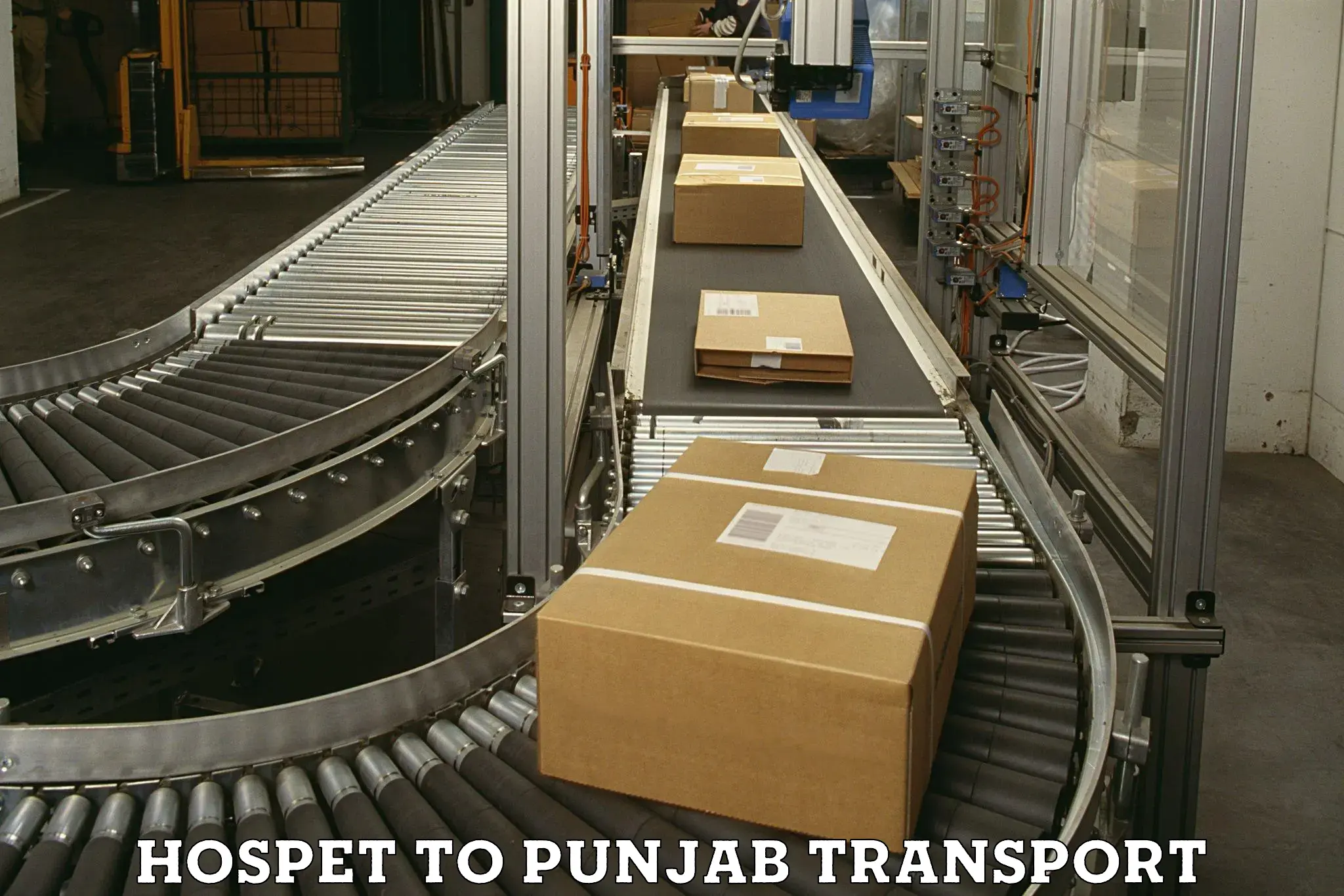 Online transport service Hospet to Punjab