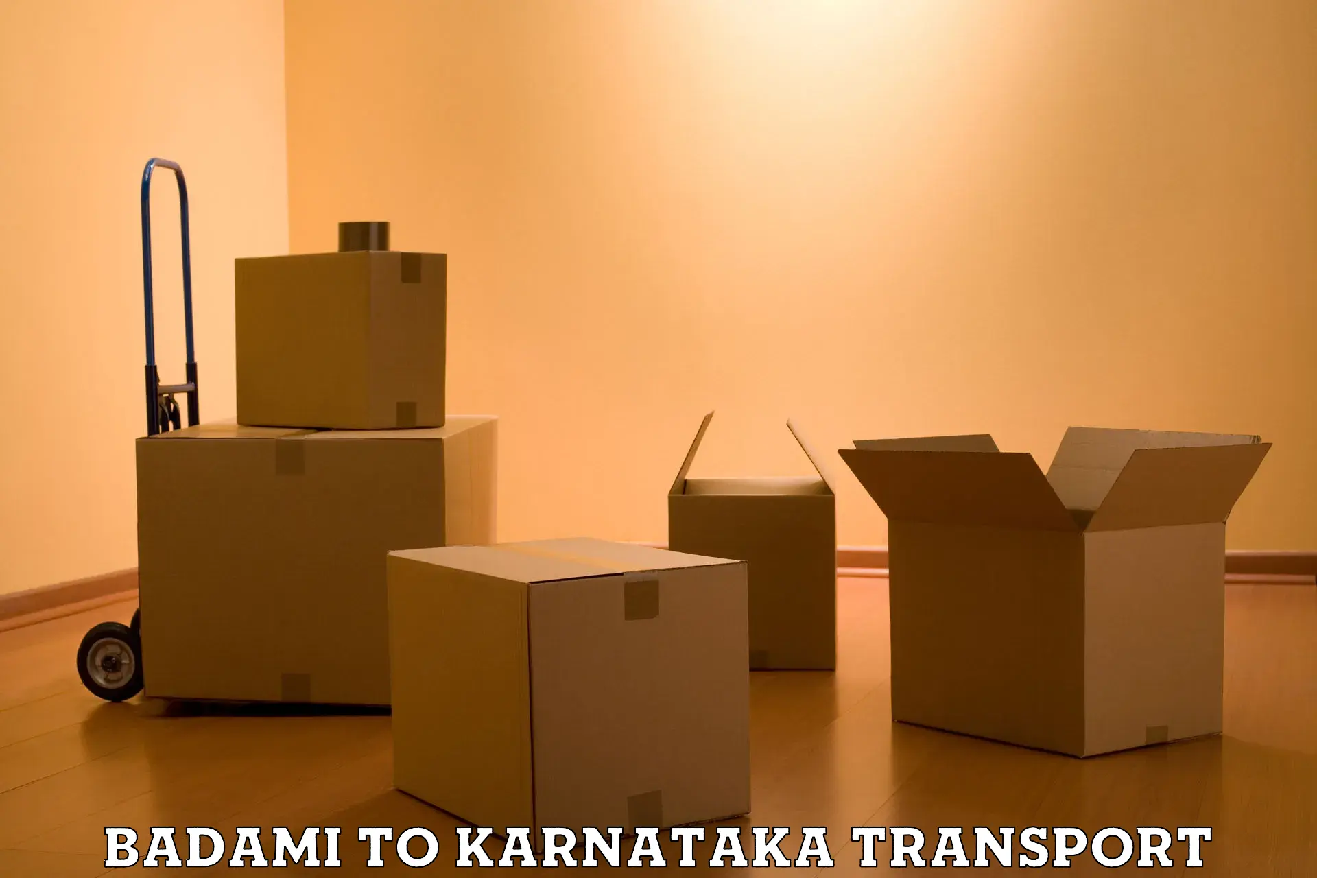 Container transport service Badami to JSS Academy of Higher Education and Research Mysore