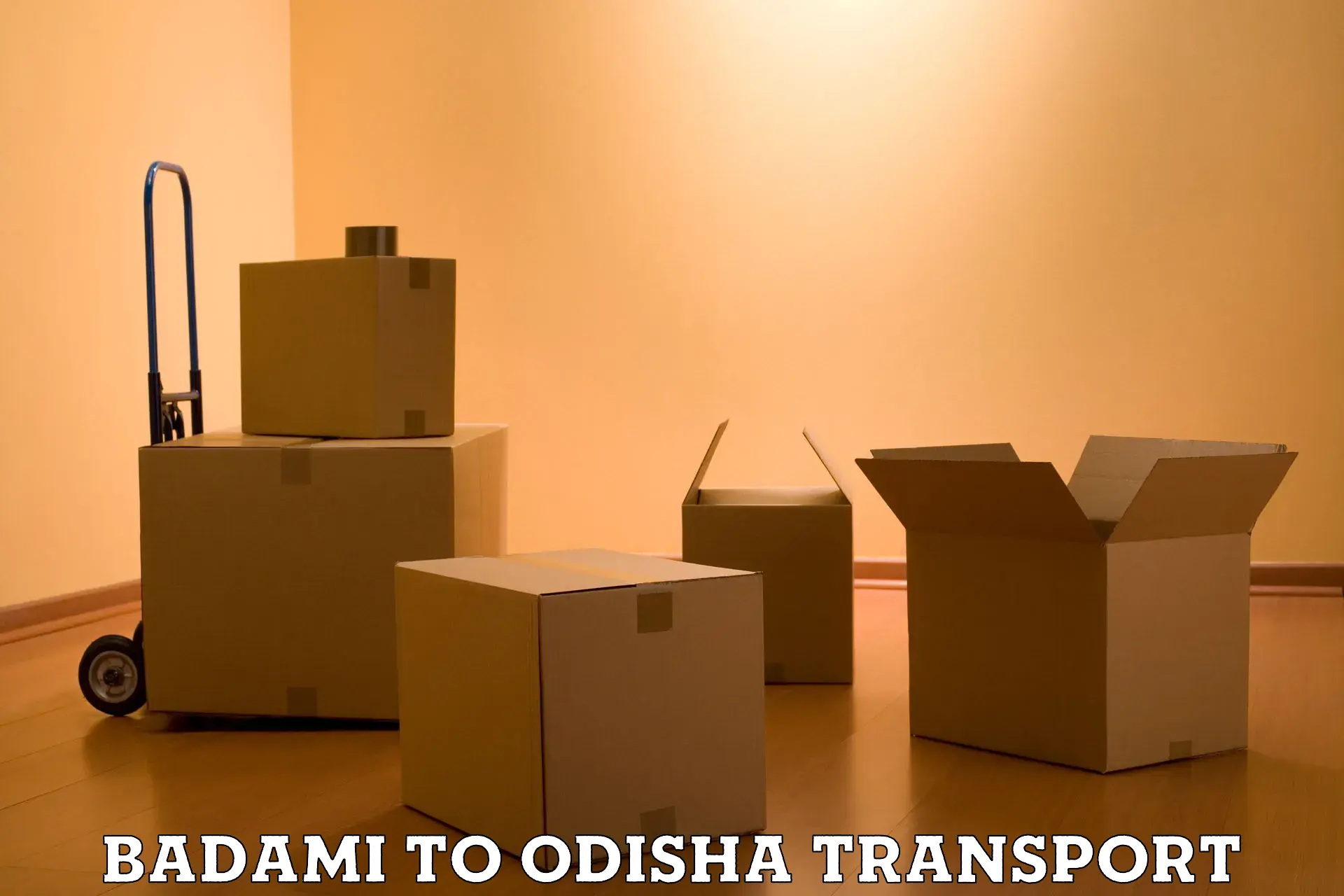 Lorry transport service Badami to Daspalla