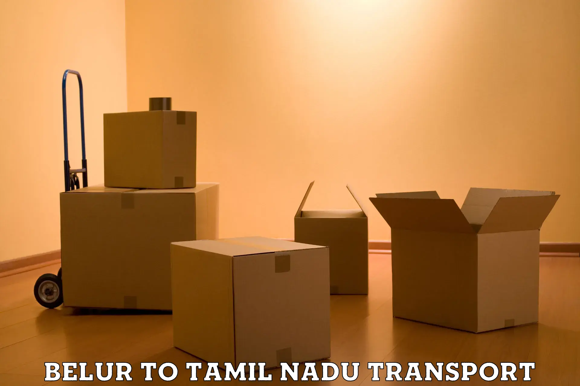 Daily parcel service transport Belur to Tamil Nadu