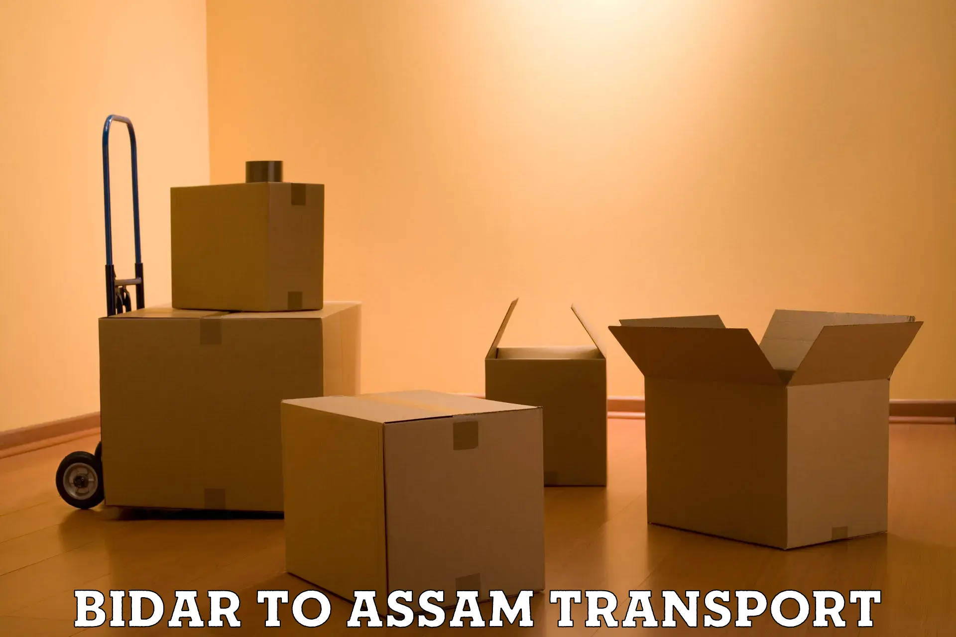 Furniture transport service Bidar to Dibrugarh University