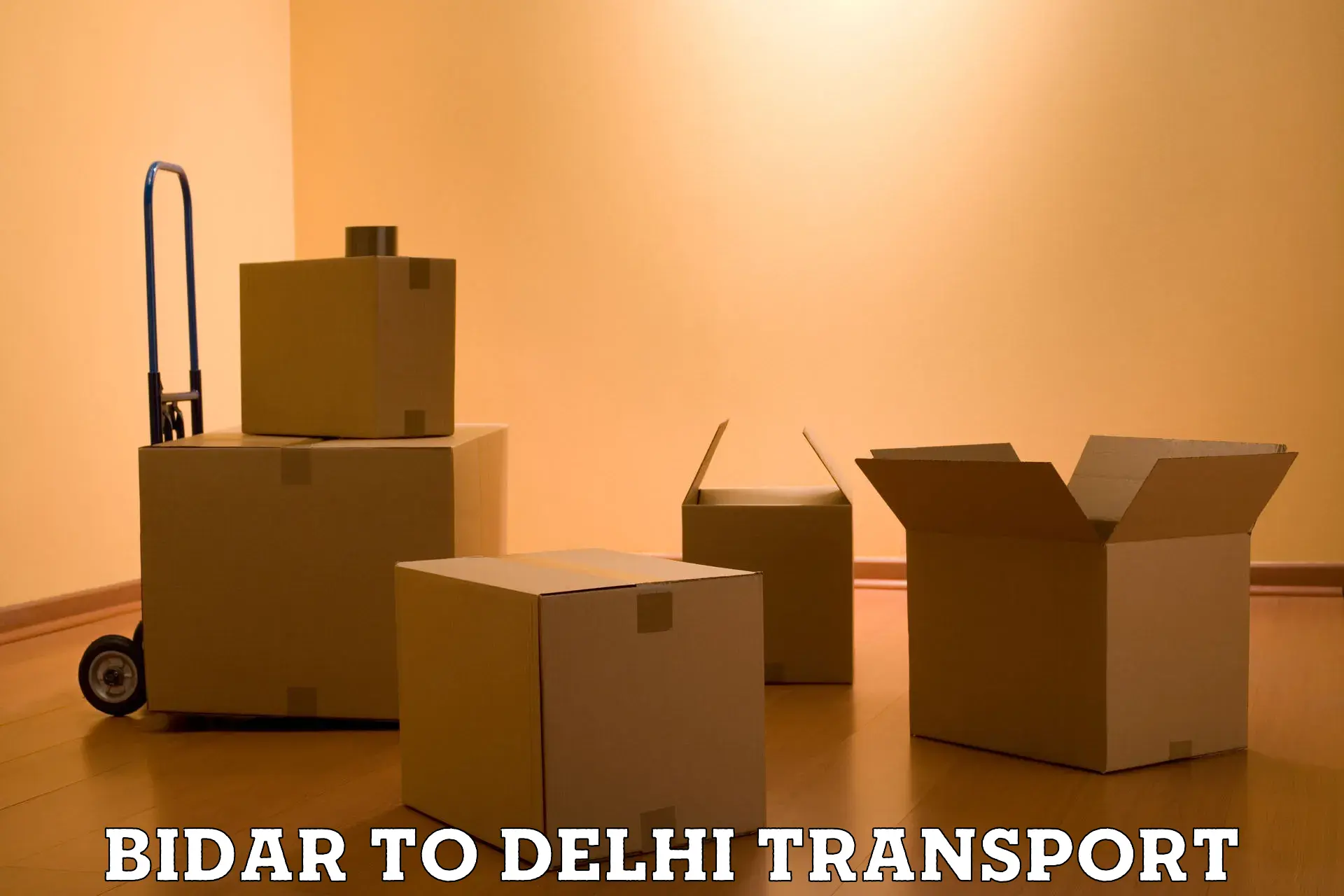 Lorry transport service Bidar to Jawaharlal Nehru University New Delhi