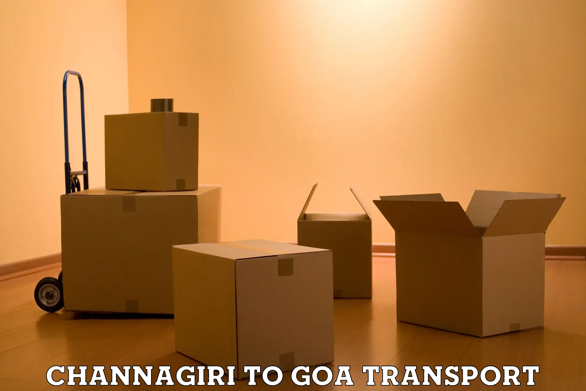 Part load transport service in India Channagiri to Canacona