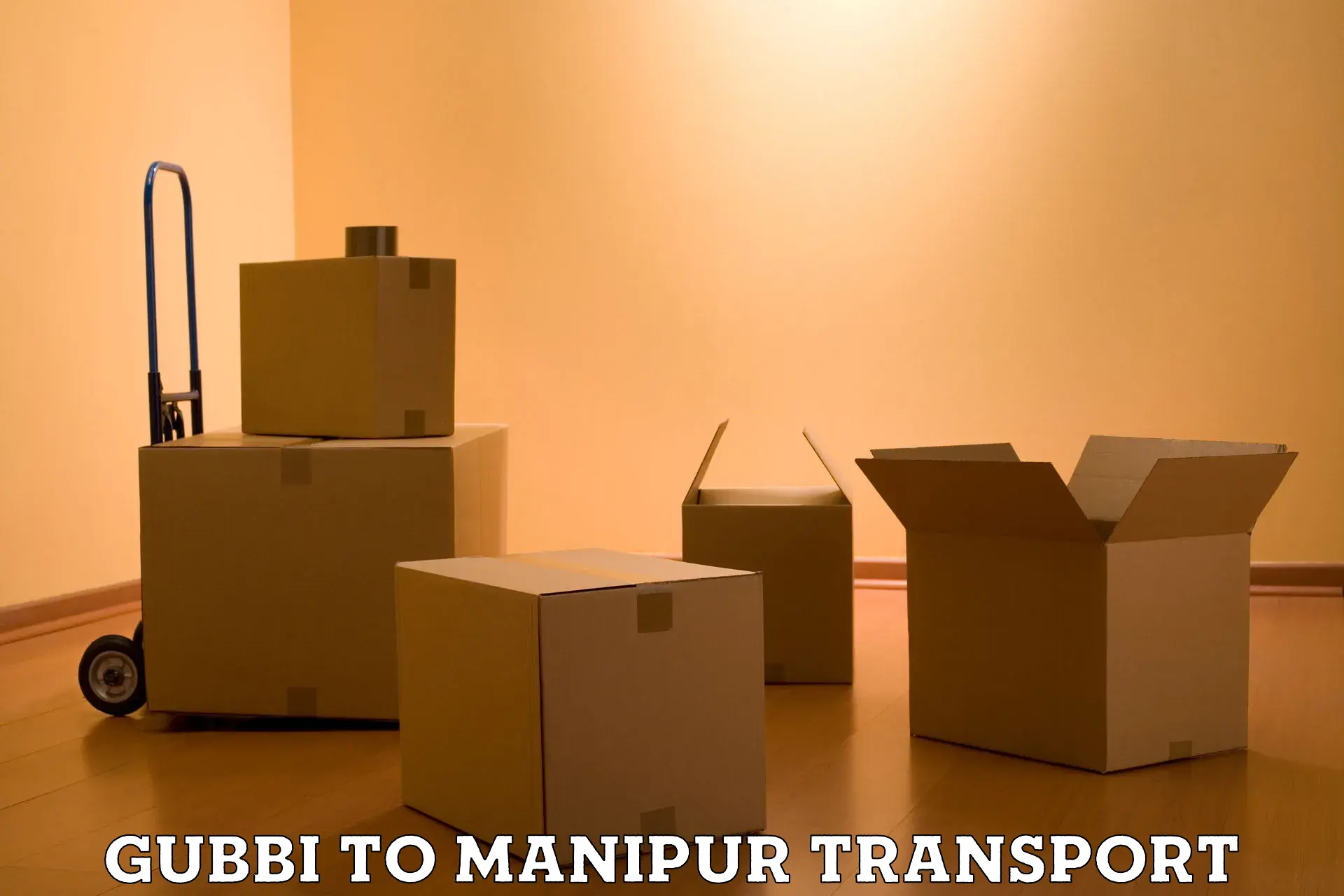 International cargo transportation services Gubbi to Kangpokpi