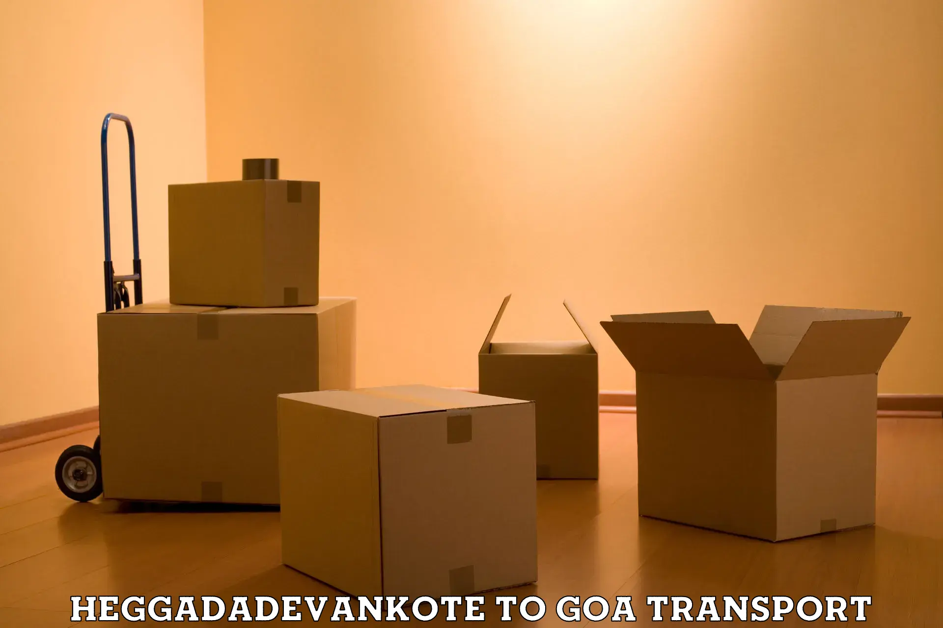 Daily parcel service transport Heggadadevankote to Panaji