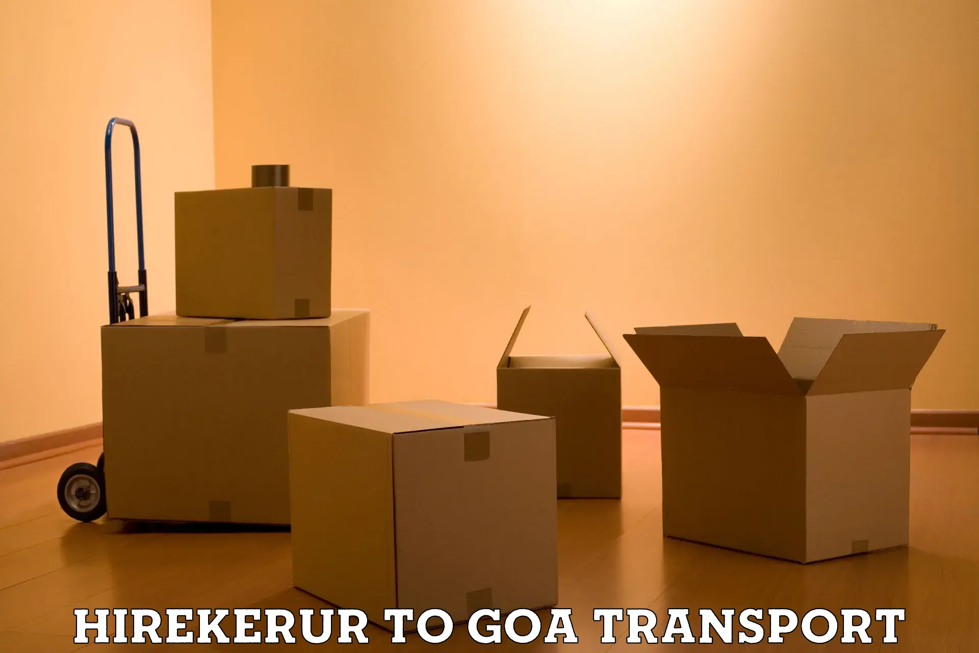 Air freight transport services Hirekerur to Ponda