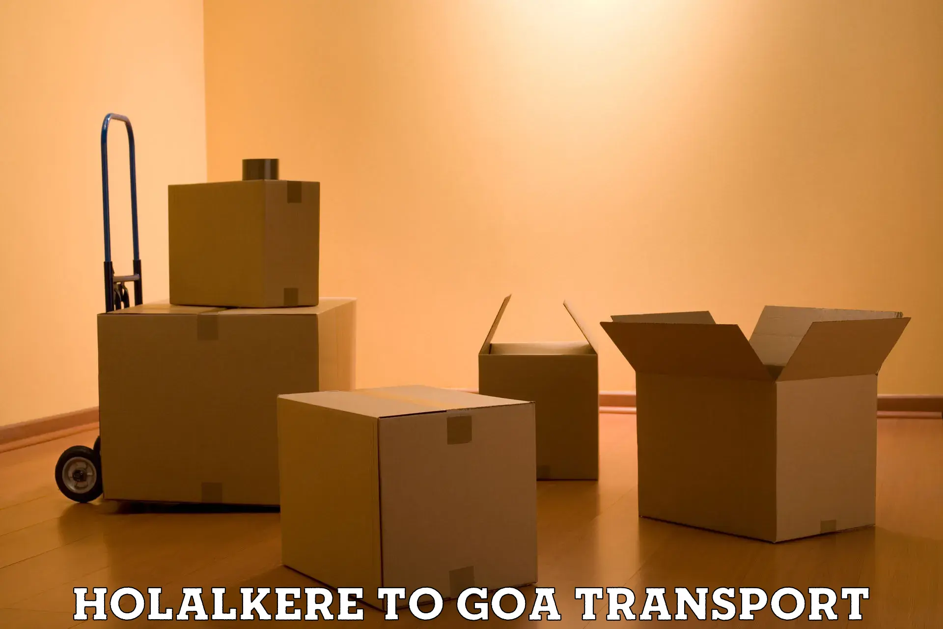 Pick up transport service Holalkere to Ponda