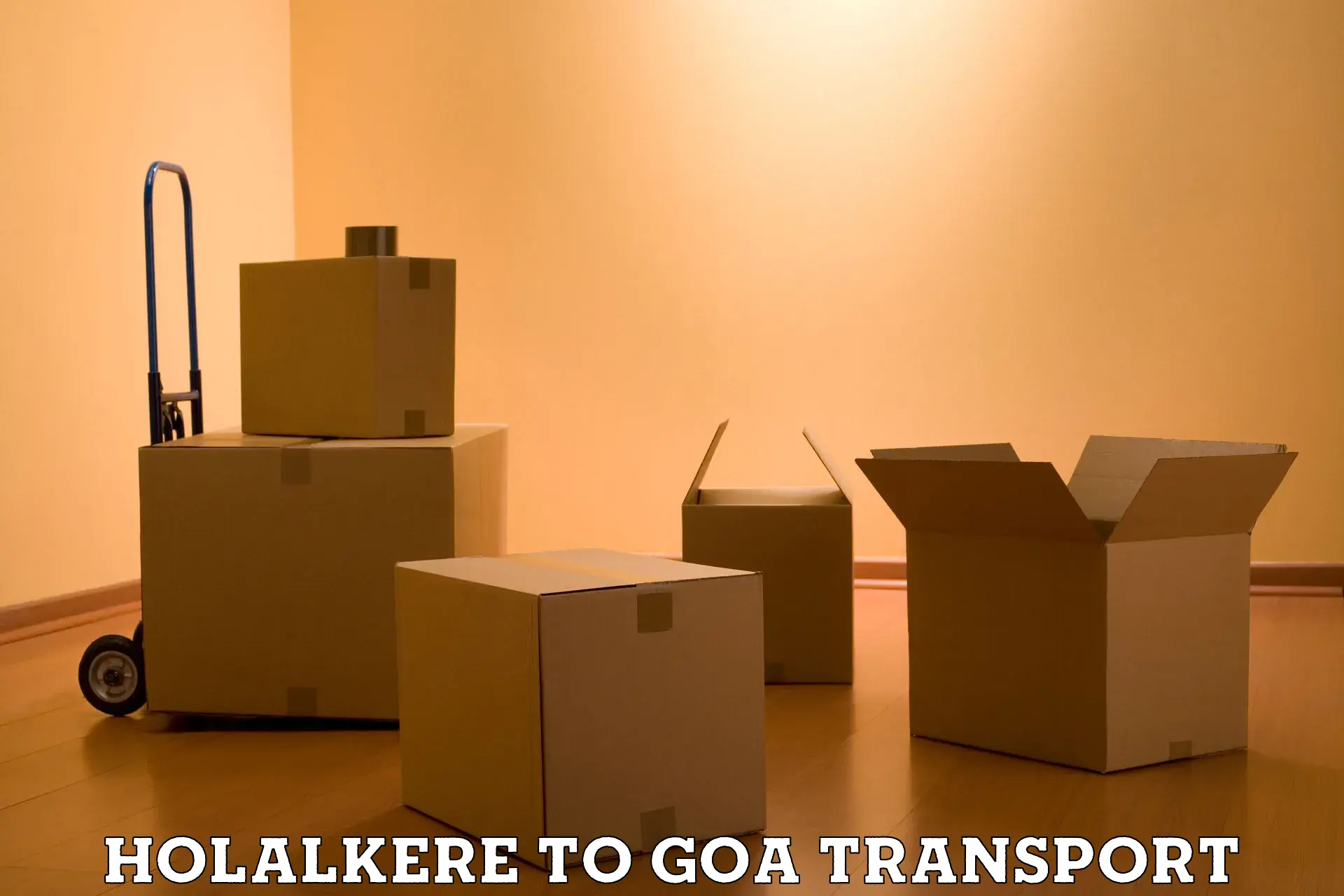 Vehicle courier services Holalkere to Mormugao Port