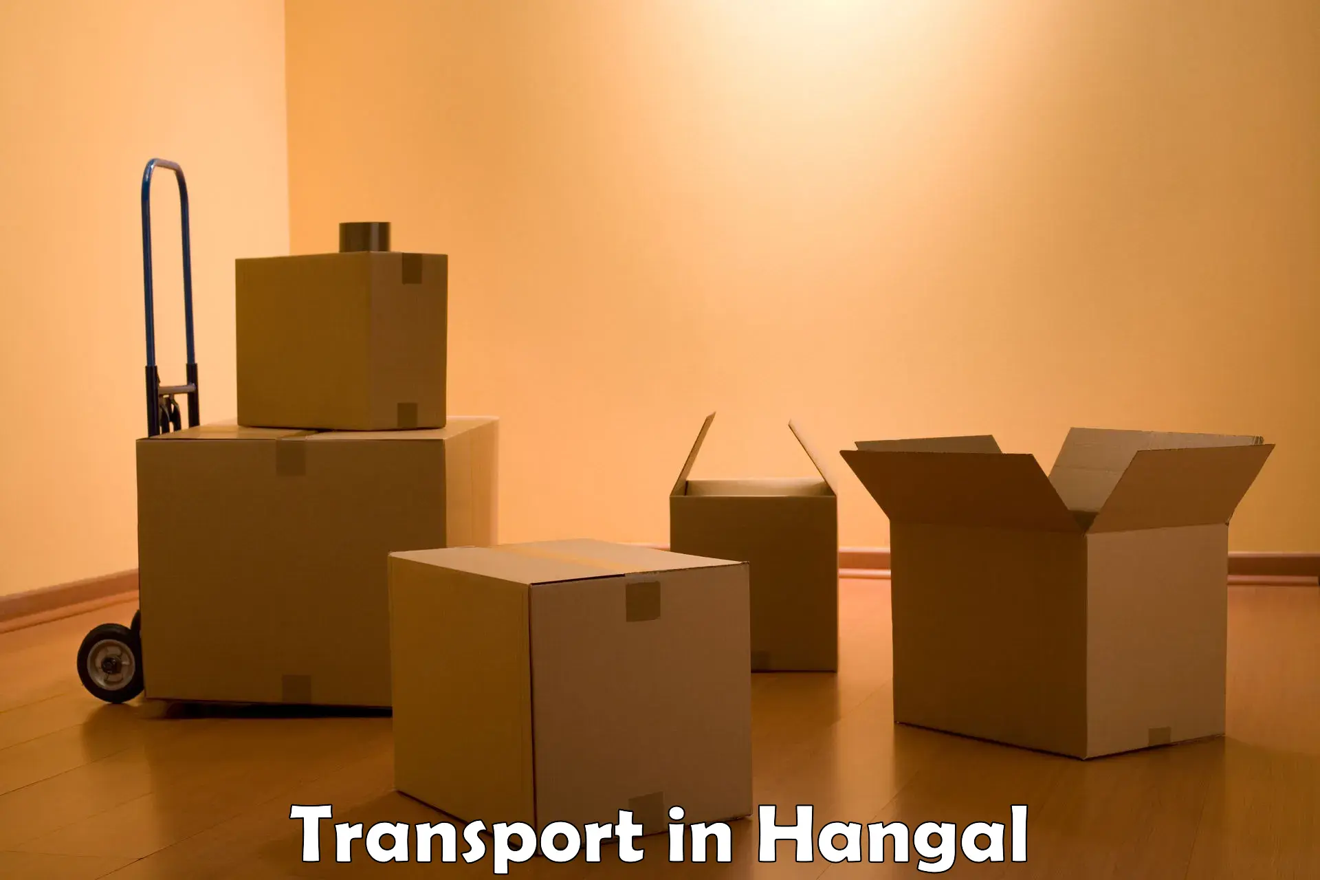 Domestic goods transportation services in Hangal
